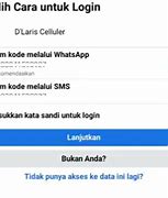 Cara Lupa Kata Sandi Fb Nomor Aktif