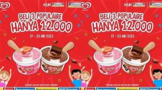 Promo Es Krim Walls Indomaret Hari Ini